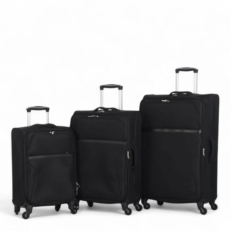Aviator Practical and Durable Canvas Luggage Set - 3 Pieces (Limited Time Special Offer!) - Image 1