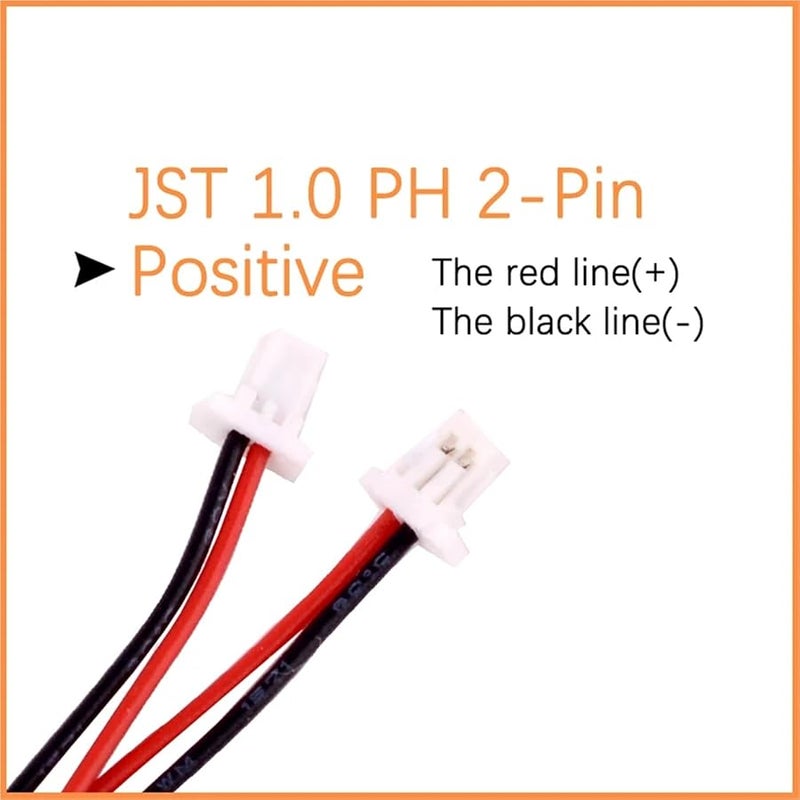 502035 3.7 فولت 400 مللي أمبير بطارية ليثيوم بوليمر قابلة لإعادة الشحن 1 قطعة 1 0 2 دبوس - Image 3