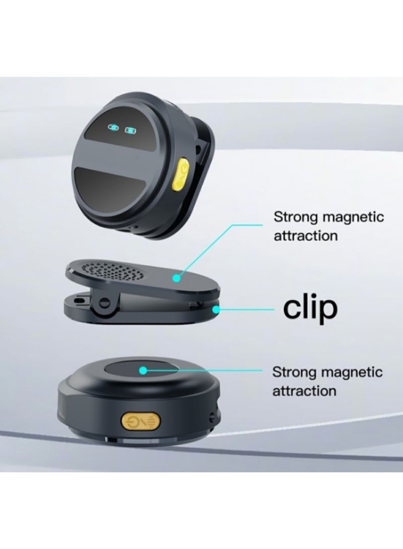 Magnetic Digital Microphone Wireless Collar Lavalier Lapel Microphone with Charging Case for Lightning Connector for iOS Devices  - Image 5