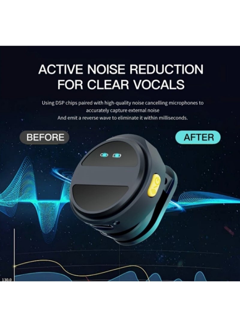 Magnetic Digital Microphone Wireless Collar Lavalier Lapel Microphone with Charging Case for Lightning Connector for iOS Devices  - Image 4