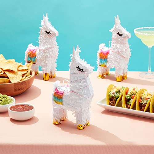 Juvale Mini Pinata Llama 3Pack 49 x 21 x 102 In Multicolor Gold Party Favors CandyFilled Mini Pinatas for Llama Fiesta Party Decorations Table Decor - Image 5