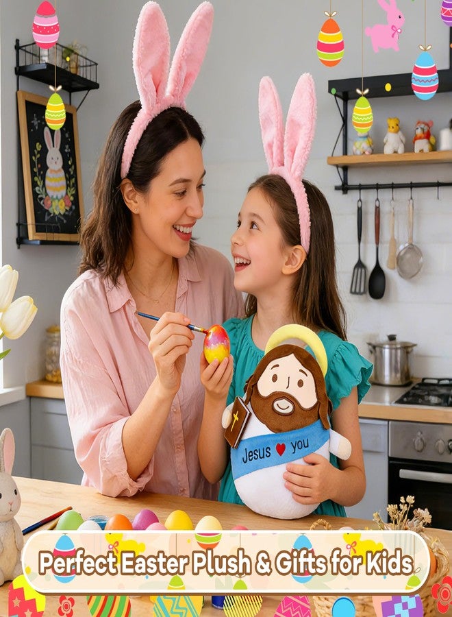 LSYDCARM Jesus Plush Doll, 8 Inch Easter Stuffed Animals Jesus with The Bible, Cloak & Jesus Love You, Easter Plush Toys for Church Sunday School, Religious Easter Gift for Kids Adults, Christian Gifts - Image 4