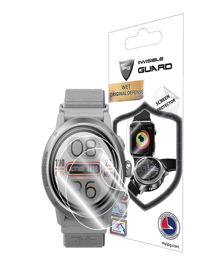 IPG for COROS Apex 2 Pro Smart Watch Hydrogel Screen Protector (2 Units) Invisible HD Clear Film Anti Scratch Guard-Smooth/Self-Healing/Bubble for Apex2Pro - Image 1