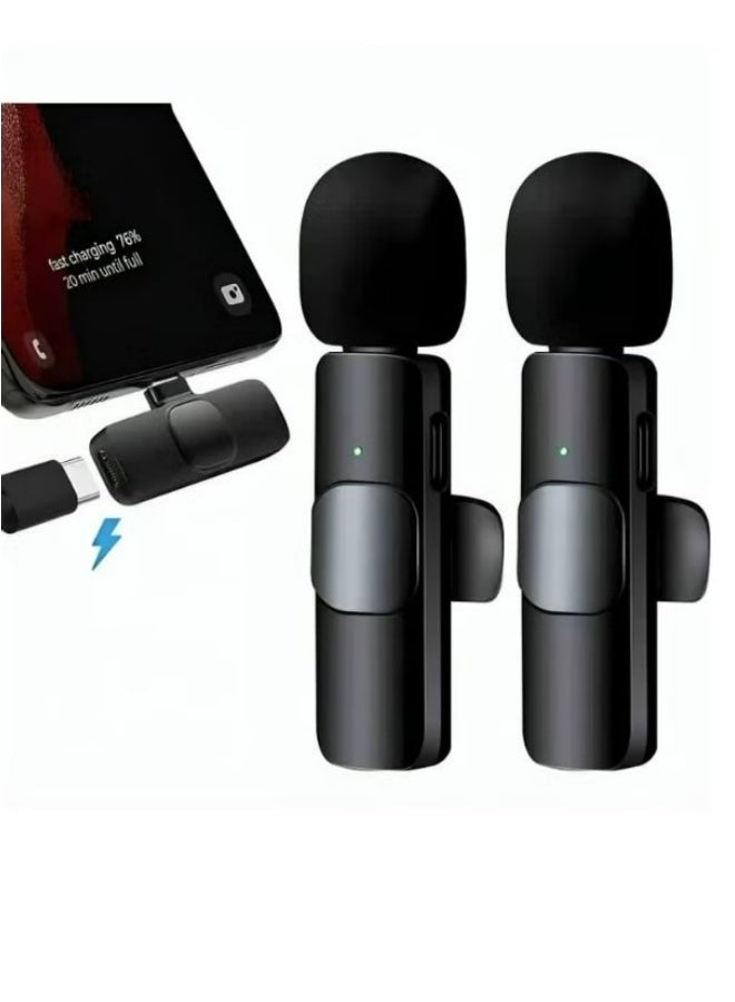 K9 Dual Wireless Microphone For Type-C Devices Professional Microphone For - Image 4