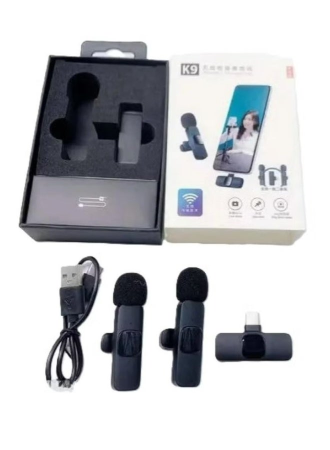 K9 Dual Wireless Microphone For Type-C Devices Professional Microphone For - Image 5