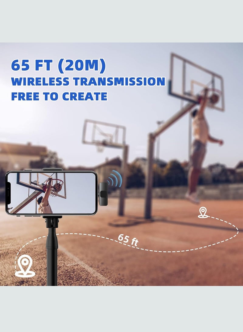 Chappeline MR01 Wireless Adapter Microphone for Type C Android, iPhone iPad Video Recording Podcast, Professional Lapel Mini Microphones - Black - Image 5