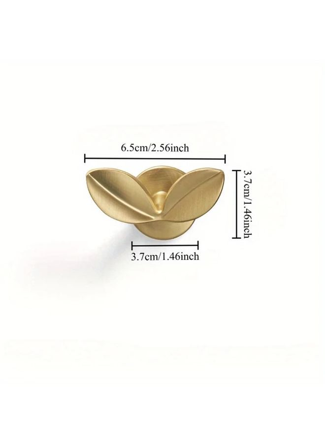 Grey Metal Leaf Wall Hooks 2pcs No Tools Installation Rustic Farmhouse Decor - Image 4