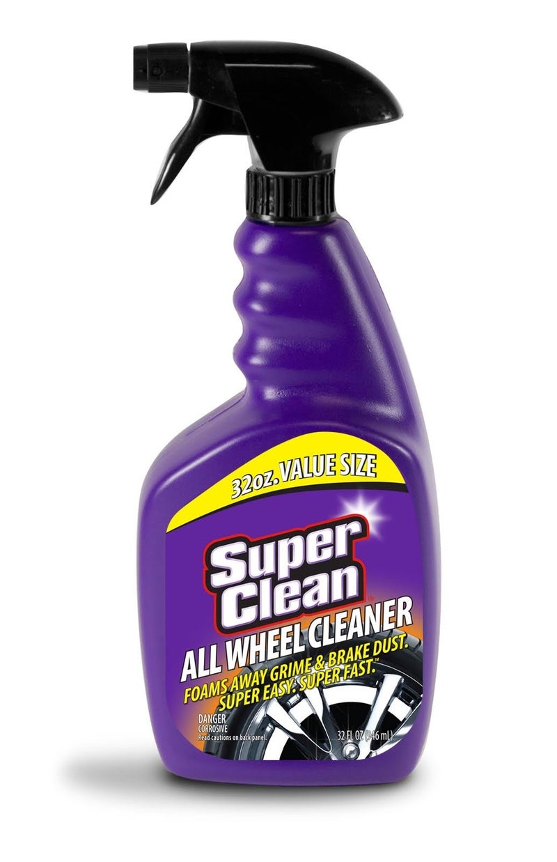 Superclean منظف العجلات الفوّار سوبر كلين، آمن لجميع العجلات والحواف، منظف غبار الفرامل، مزيل الأوساخ، 6 عبوات (192 أونصة) - Image 4