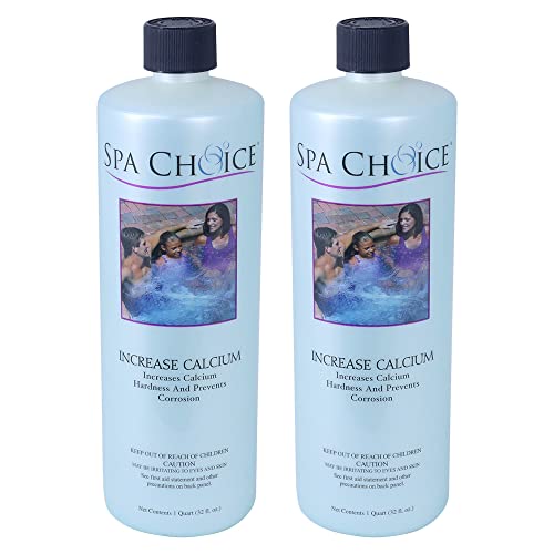SpaChoice 1-Quart 2-Pack Premium Increase Calcium, Liquid Calcium Hardness Increaser Hot Tub, Made in USA - Image 1