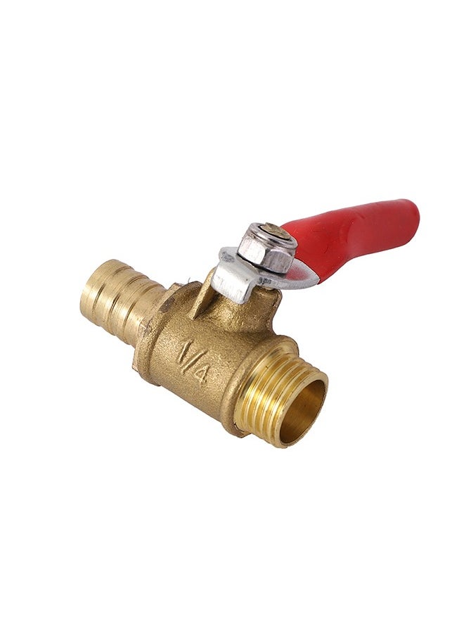 LAWAZIM Shut-off Ball Valve -10mm Pex Fitting x Male-3/8inch- Leak-Proof Lead-Free Brass Valve Replacement Shutoff Valve FIP MIP-for Under Sink Toilet Washing Machine Radiator and Water Lines Plumbing  - Image 1
