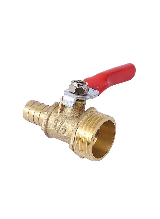LAWAZIM Shut-off Ball Valve -10mm Pex Fitting x Male-3/8inch- Leak-Proof Lead-Free Brass Valve Replacement Shutoff Valve FIP MIP-for Under Sink Toilet Washing Machine Radiator and Water Lines Plumbing  - Image 3