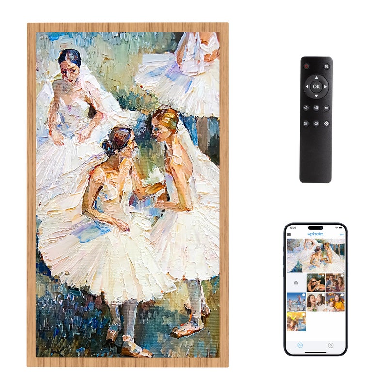 Dragon Touch Large Digital Picture Frame 215 inch Screen WiFi Digital Photo Frame Display 32GB Storage AutoRotate Share Photos via App Email Cloud Classic 21Not Touchscreen
