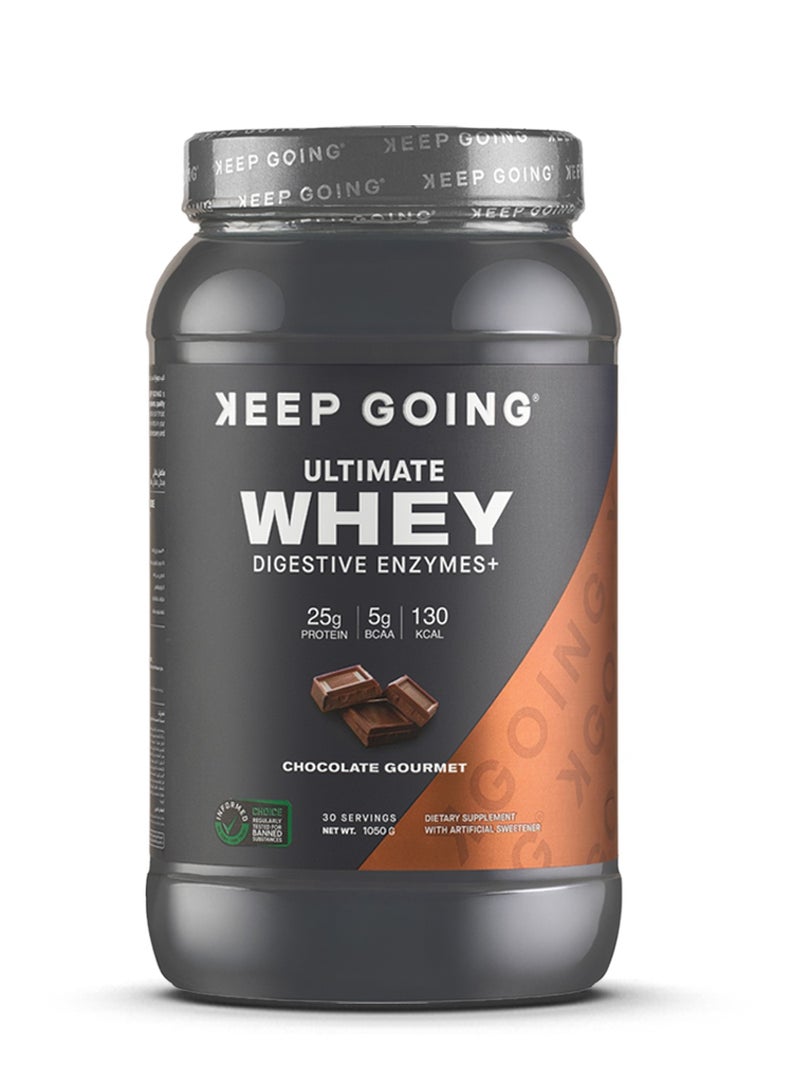 KEEP GOING ‫الواي بروتين بالإنزيمات الهاضمة ‪-‬ بنكهة الشيكولاتة الفاخرة - Image 1