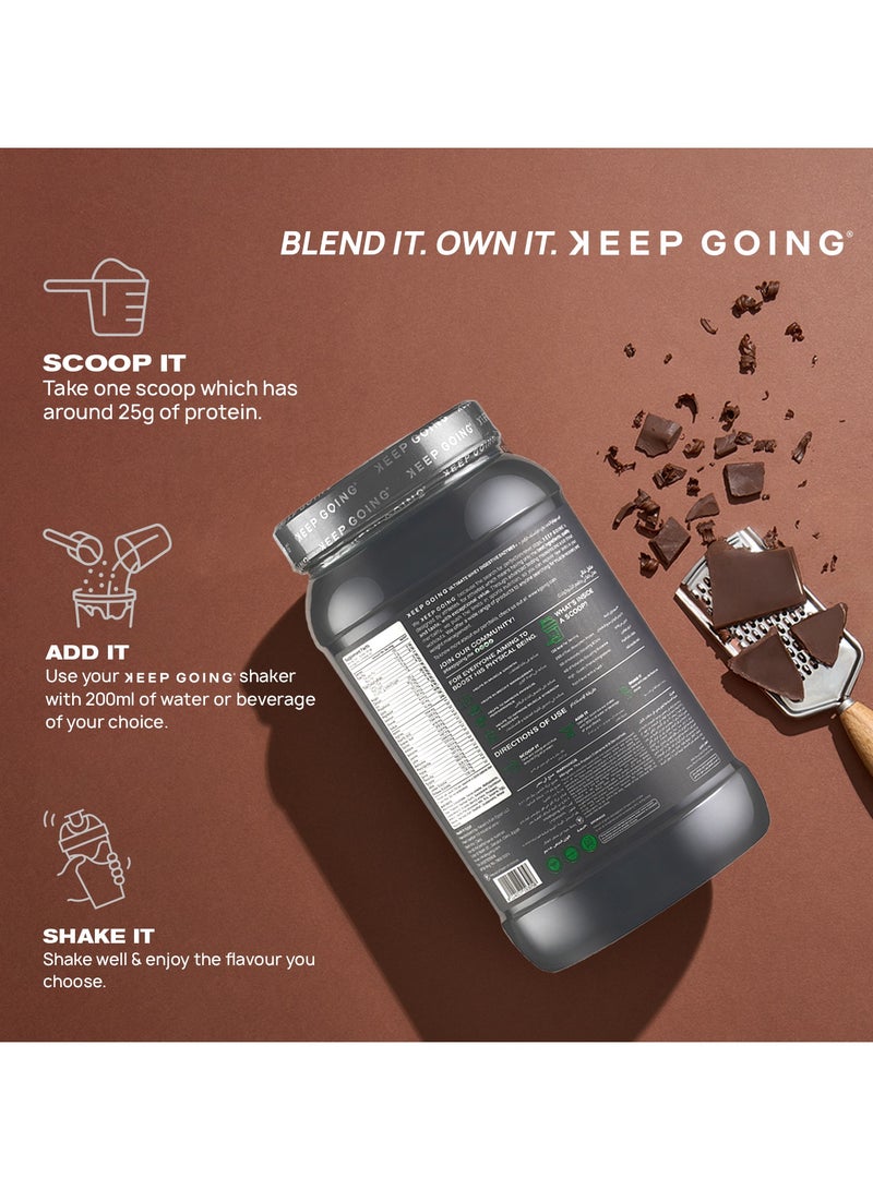KEEP GOING ‫الواي بروتين بالإنزيمات الهاضمة ‪-‬ بنكهة الشيكولاتة الفاخرة - Image 3
