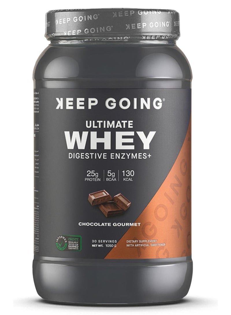 KEEP GOING Ultimate Whey Digestive Enzymes+ Chocolate Gourmet - Image 1