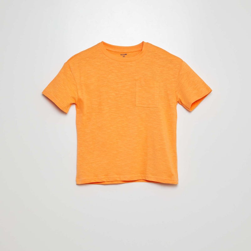 Kiabi Boys Plain T-shirt with pocket - Image 1