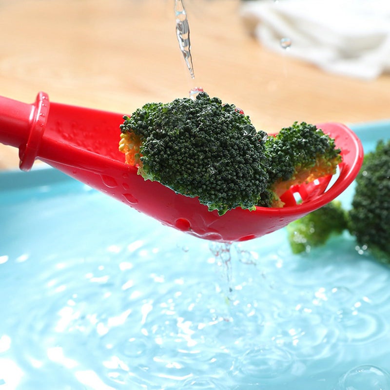Multifunctional Kitchen Tool Strainer Masher Grinder Colander Durable PP Material 7 x 23cm - Image 5