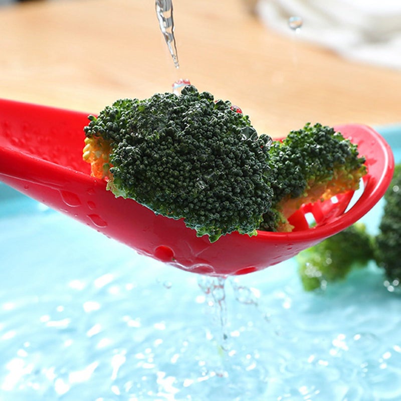 Multifunctional Kitchen Tool Strainer Masher Grinder Colander Durable PP Material 7 x 23cm - Image 4
