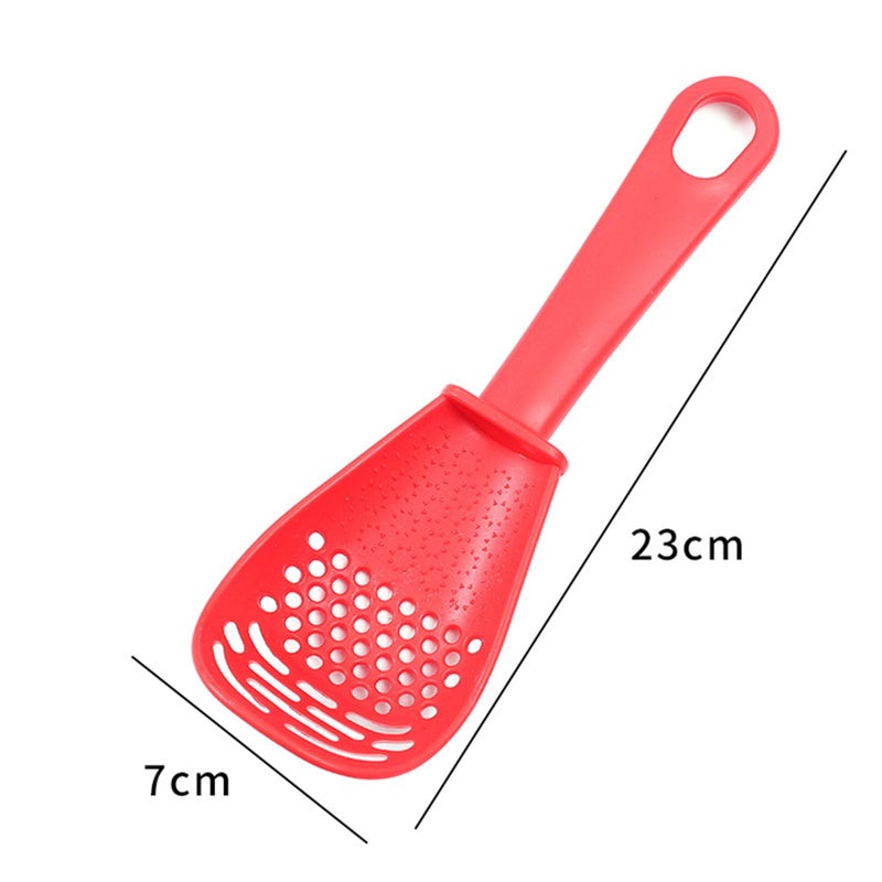 Multifunctional Kitchen Tool Strainer Masher Grinder Colander Durable PP Material 7 x 23cm - Image 3
