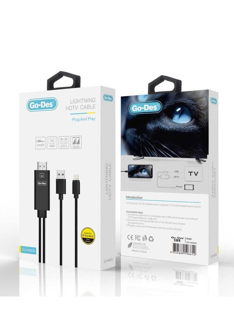 جو-ديز كابل Lightning إلى HDMI (GD-HM806) - Image 2