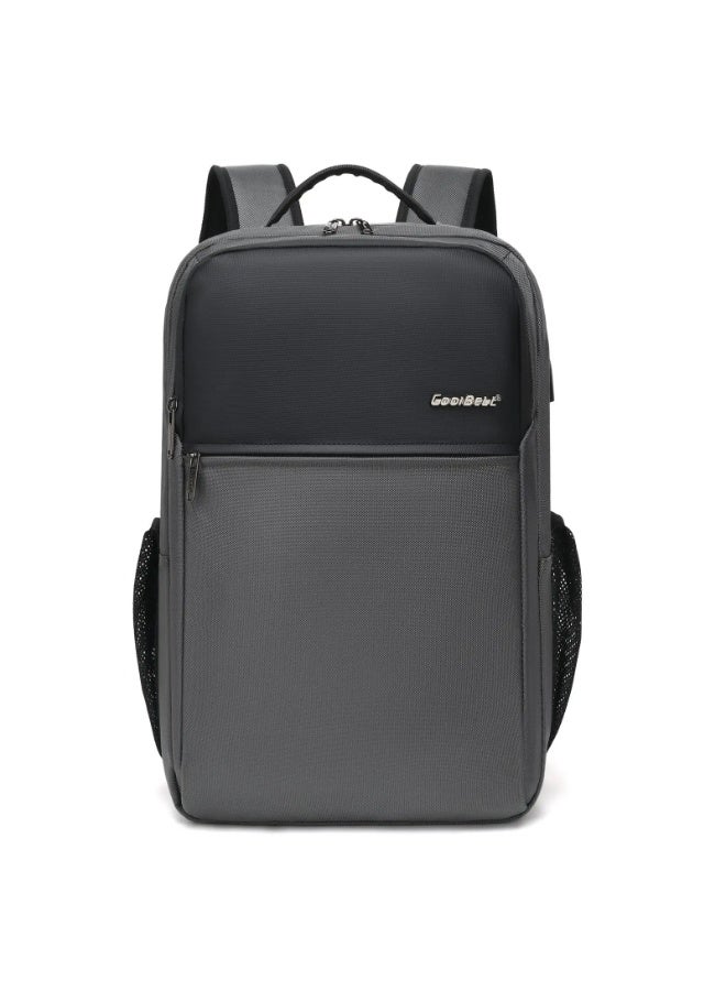 Coolbell Black Laptop Backpack 15″ Inch CB-8301 Grey - Image 1