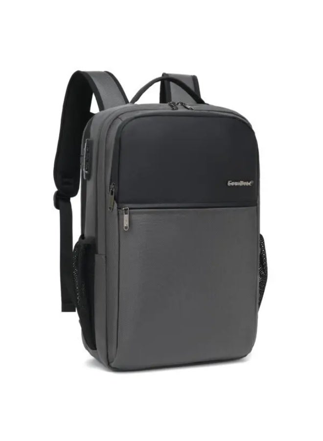 Coolbell Black Laptop Backpack 15″ Inch CB-8301 Grey - Image 3