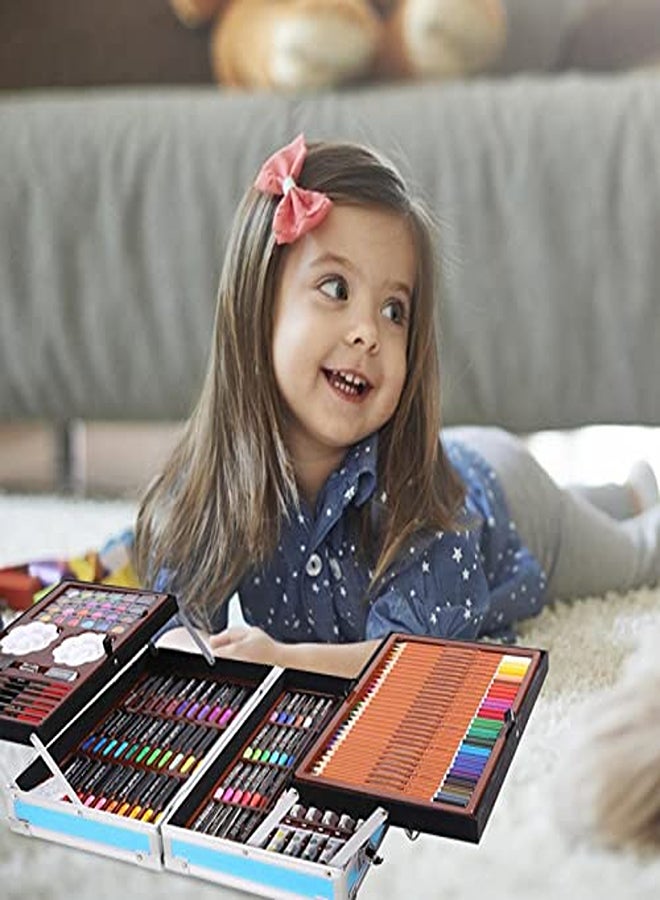 lembrd Paint | Watercolor Pencils Kit Multicolor High Saturation Color - 145 Pieces Art Supplies Oil Paintstik Aluminum Crayons, Water Colors, Pencils - Image 1