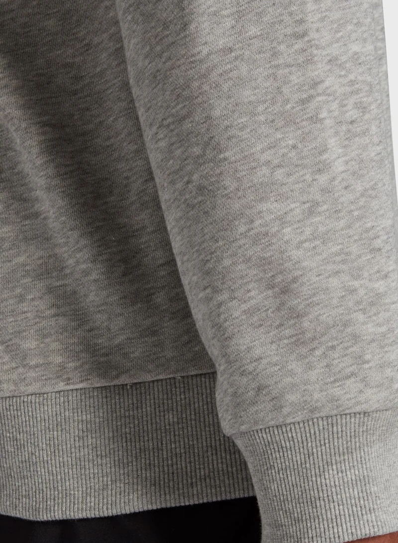 adidas سويت شيرت بشعار الماركة