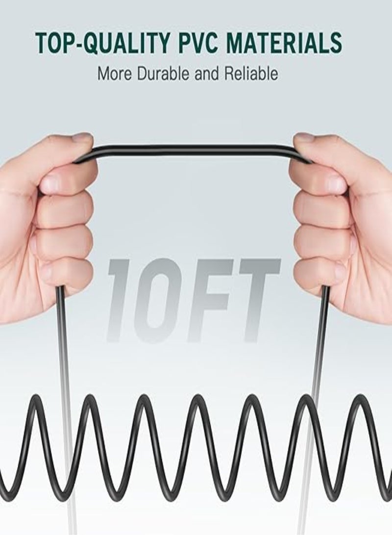 Bukela Microphone Extension Cable 3M Cable with Balanced 3 PIN, Male to Female Mic Audio Cord, Speaker Cable, Mic Wire, Compatible with Microphone for Recording Podcast Streaming, Black-L9 - Image 4