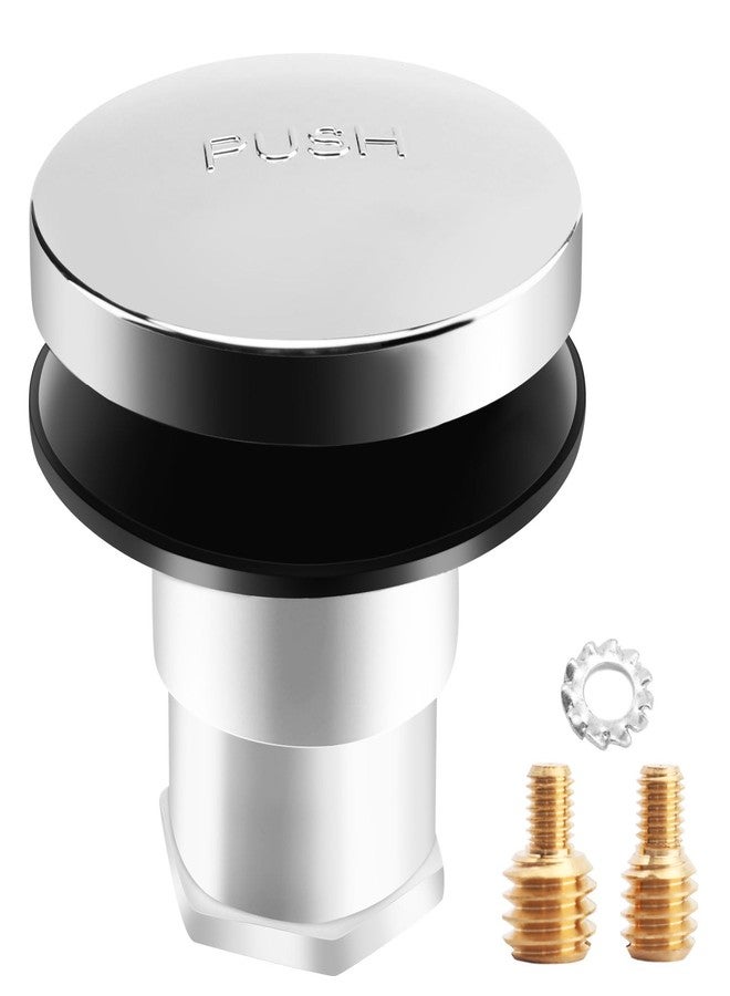 8B8B Universal Bathtub Pop up Drain Stopper, Tip Toe/Foot Actuated Bathtub Drain Stopper Includes 3/8'', 5/16'' Thread Studs and Star Shape Lock Washer - Image 1