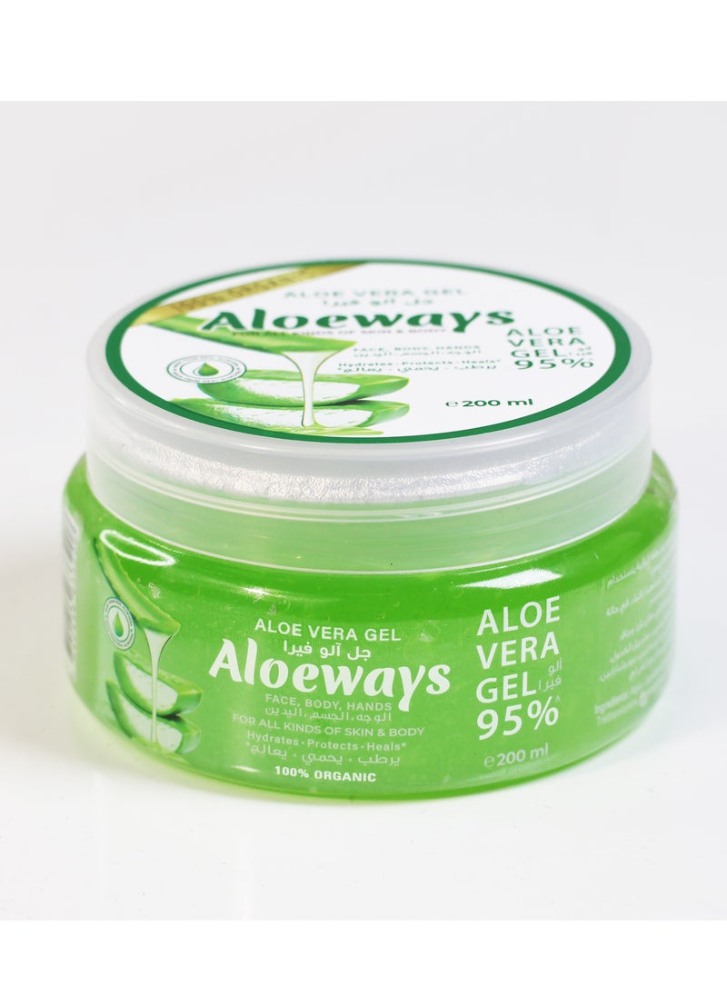 Aloeways Aloeways Pure Aloe Vera Gel - Moisturizes Skin - Enhances Skin Beauty - For All Skin Types - Aloe Vera Gel for Skin and Body  - Image 4