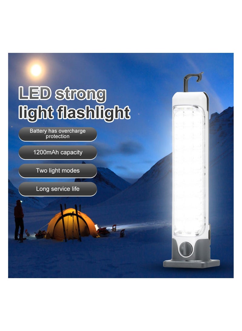 Generic - Flashlight Outdoor Rechargeable Emergency LED Flashlight Safety Lamp 2 Mode for Home Camp Outdoor Flashlight - Image 1