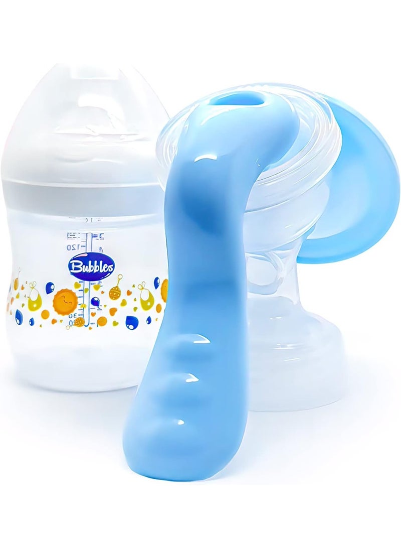 بابلز شفاط ثدي يدوي أزرق - Image 2