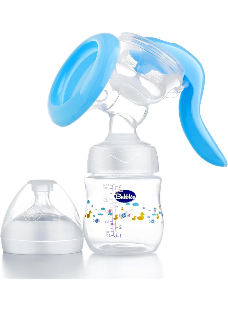 بابلز شفاط ثدي يدوي أزرق - Image 1