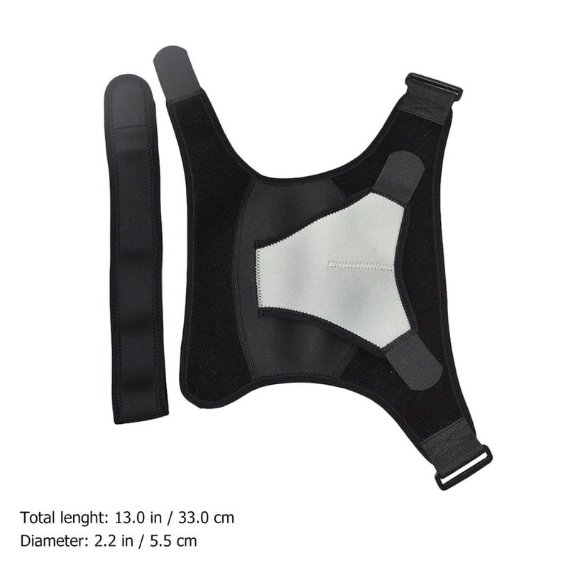 Breathable Shoulder Support Belt Compression Sleeve for Pain Relief Posture Correction Sports Injury Prevention - Image 3