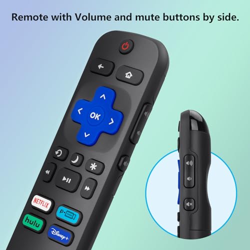 LOUTOC Replacement Remote Control Only for All Roku TV, Compatible for TCL Roku/Hisense Roku/Onn Roku Series Smart TVs (Not for Roku Stick and Box) - Image 3