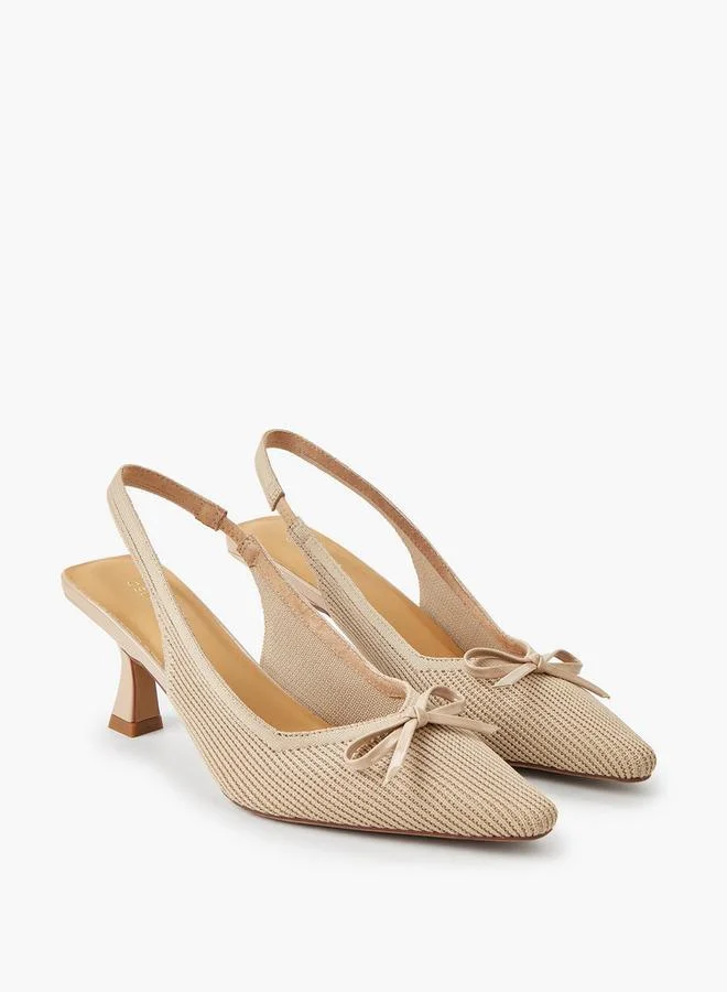 سيليست Women Slingback Flared Heel Shoes