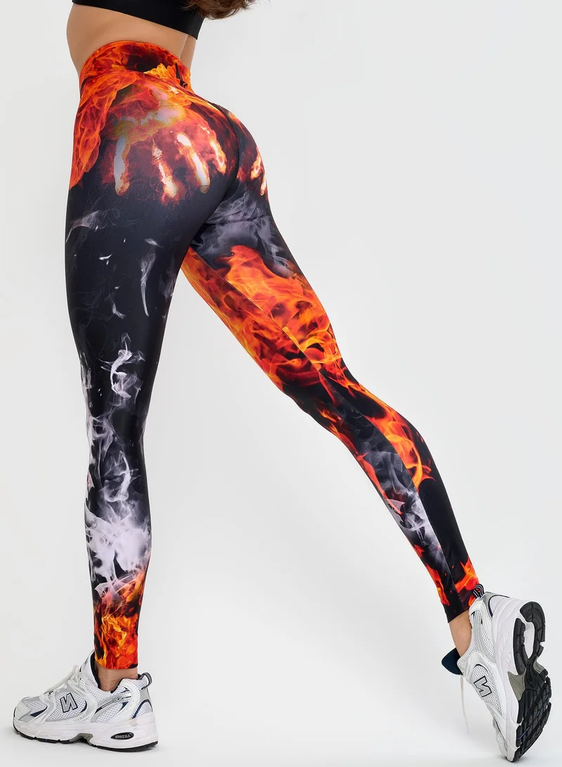 بونا فيدي Bona Fide Premium Quality Classic Leggings for Women with Unique Design and Lifting - Comfortable Workout Leggings