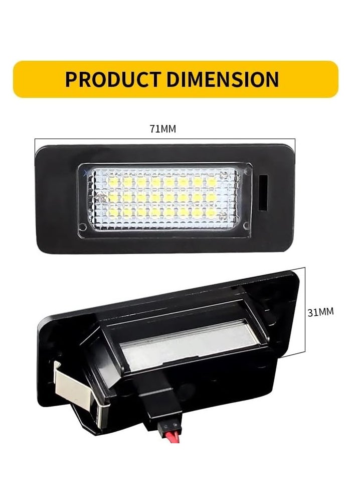 Vuzmode 2 PCS License Plate Light for Various VW Models - Image 2