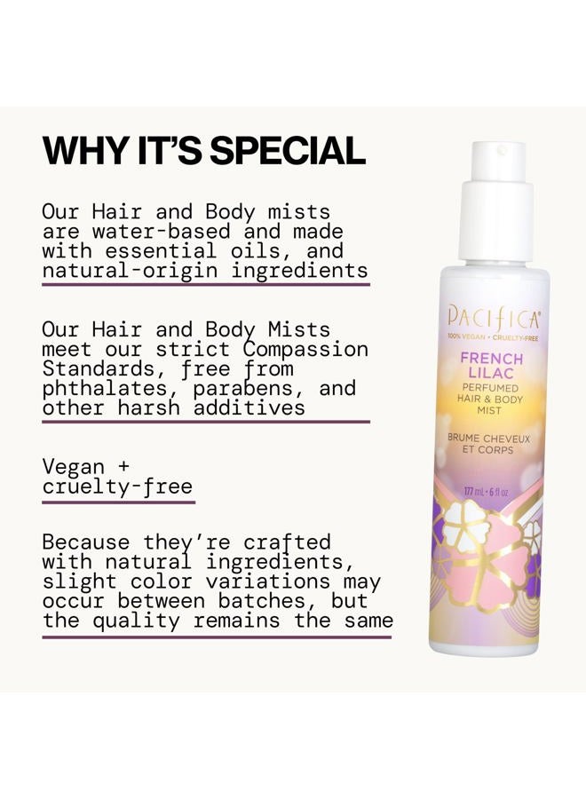 Pacifica Beauty Perfumed Hair & Body Mist, French Lilac, 6 Fl Oz (1 Count) (B07992CMQT) - Image 2