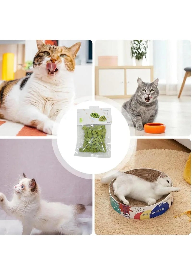 Cat Grass Teething Stick Cat Grass Granules Cat Grass Chew Stick Cat Teeth Cleaner Cat Grass Sticks for Indoor Cats Catnip Toys Sticks for Hairball Removal Cat Dental Treats Catnip Sticks for Cats - Image 5