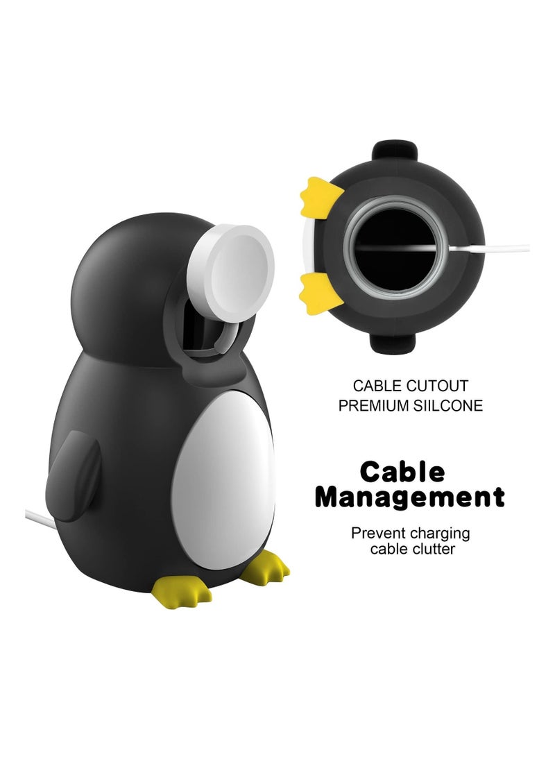 Captaintech Charger Stand Compatible With Iwatch, Silicone Dock Holder, Desk Stand, Charging Station Dock Holder Compatible with All Apple Series Ultra/Se/8/7/6/5/4/3/2/1, Anti-Scratch (Not Include Charger) - Image 3