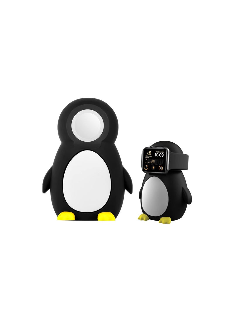 Captaintech Charger Stand Compatible With Iwatch, Silicone Dock Holder, Desk Stand, Charging Station Dock Holder Compatible with All Apple Series Ultra/Se/8/7/6/5/4/3/2/1, Anti-Scratch (Not Include Charger) - Image 1