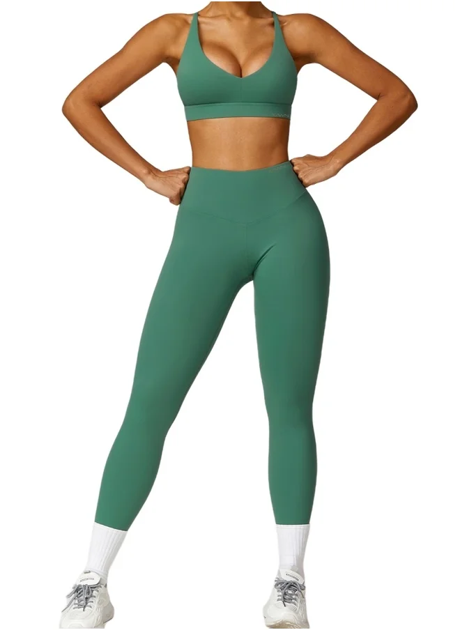 KAWN.YOGA Womens High Waist Contour Seamless Workout Sport Leggings Yoga Pants Tummy Control Running Pants