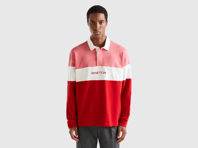 Benetton Unisex  Rugby Style Polo - Image 5