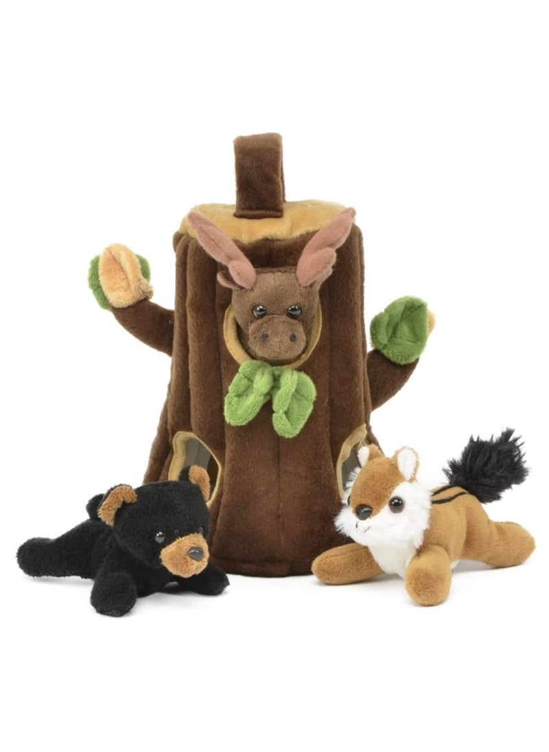 Unipak Unipak Tree Finger Puppet Play House 8" 