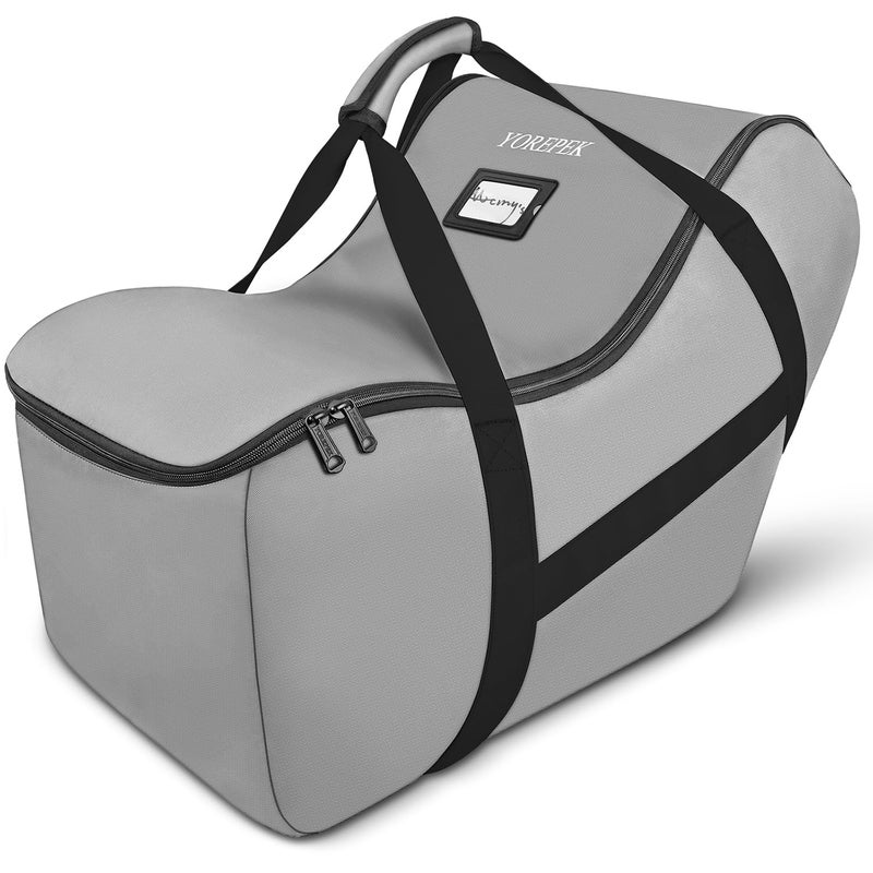 YOREPEK Infant Car Seat Travel Bag Compatible with UPPAbaby MESA V2 and Base,Fit for All Nuna Pipa Car Seat and Base, Padded Car Seat Bags for Air Travel, Carseat Cover for Airplane Travel, Grey - Image 1