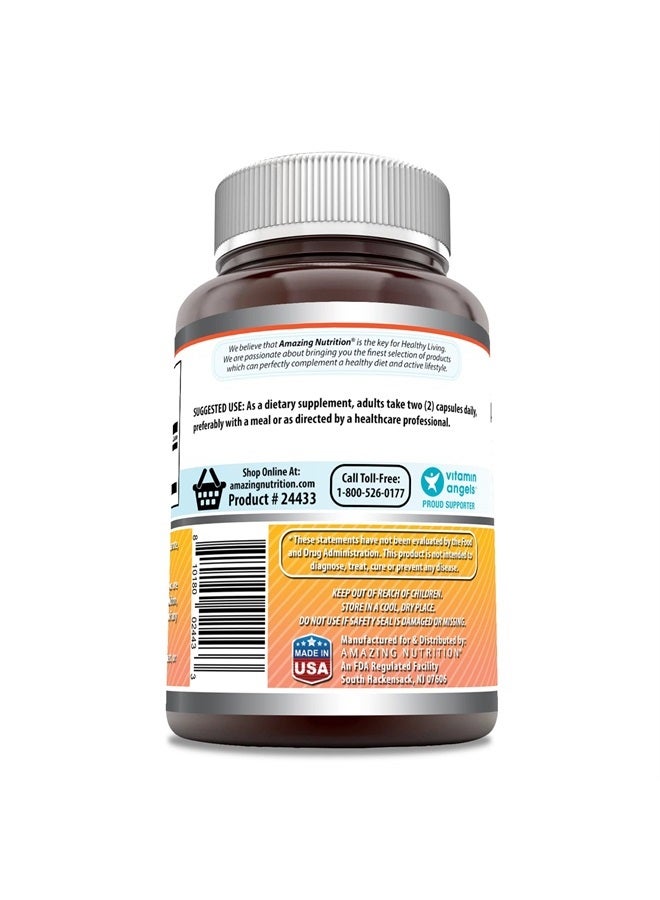 Amazing Nutrition Amazing Formulas Berberine 1000mg Per Serving 120 Capsules Supplement | Non GMO | Gluten Free | Made in USA - Image 3