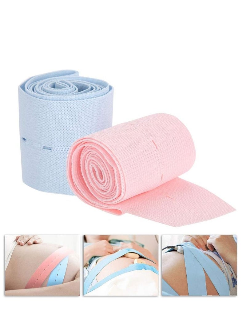 Generic Fetal Monitor Heartbeat Belt,Widen Monitoring Tape, 2Pcs Professional Monitoring Bandage Strap for Pregnant Women  - Image 2