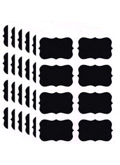 Generic 24 Reusable & Waterproof Chalkboard Labels Stickers Pantry and Storage Blackboard Stickers for Glass and Plastic Jar, and Boxes With White Marker  - Image 1